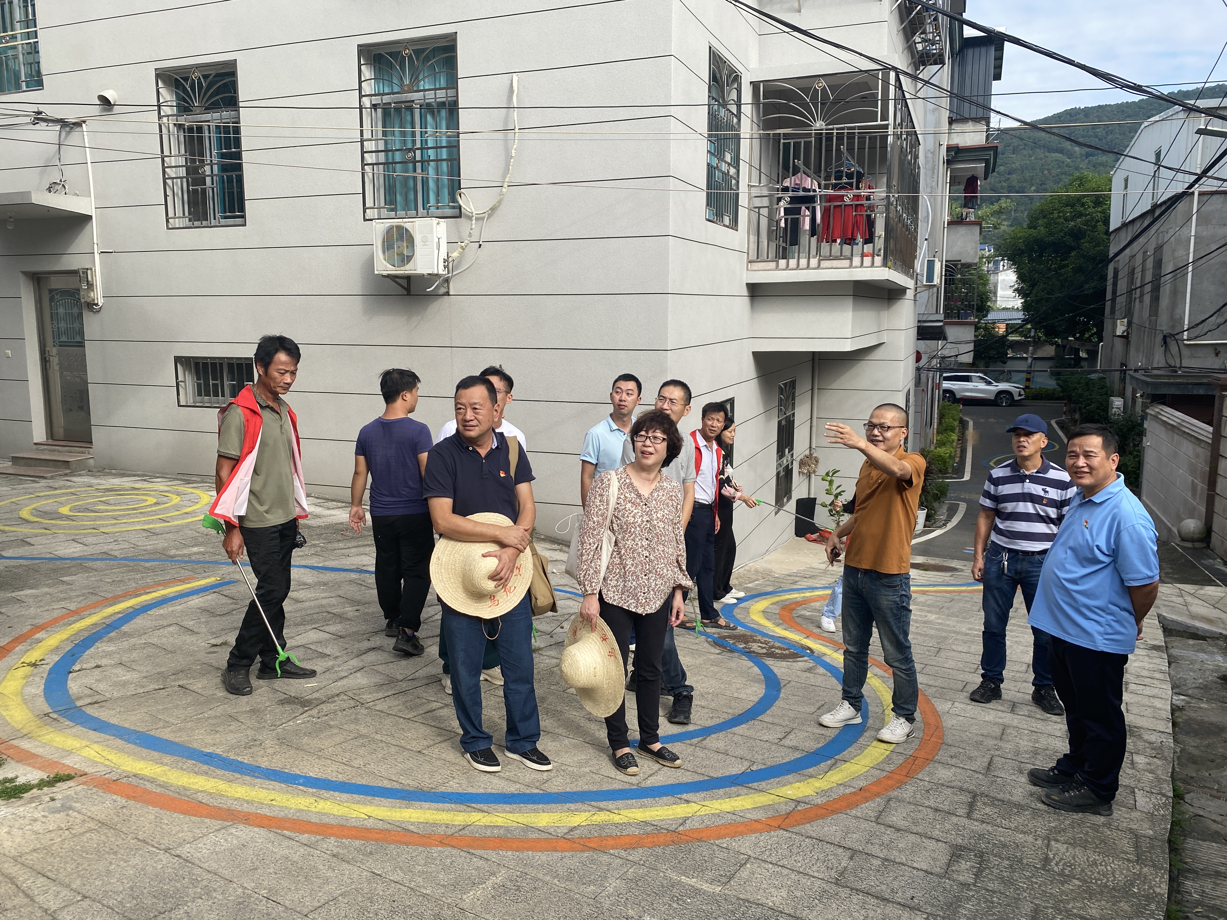 现场指导村镇绿化提升